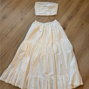 Abercrombie & Fitch Cream Skirt Set